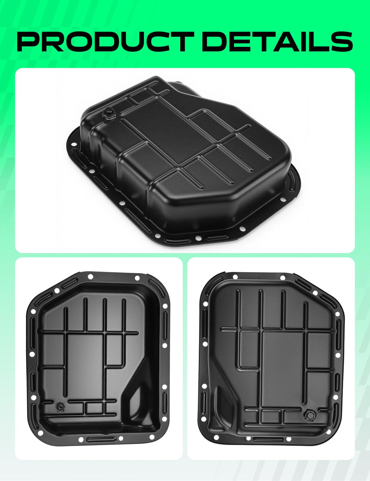 YHTAUTO Ricambio coppa dell'olio e tappo di scarico per Dodge Ram 1500 Dakota B150 B250 D150 D250 W150 W250 Ram 50 Durango Jeep Grand Cherokee