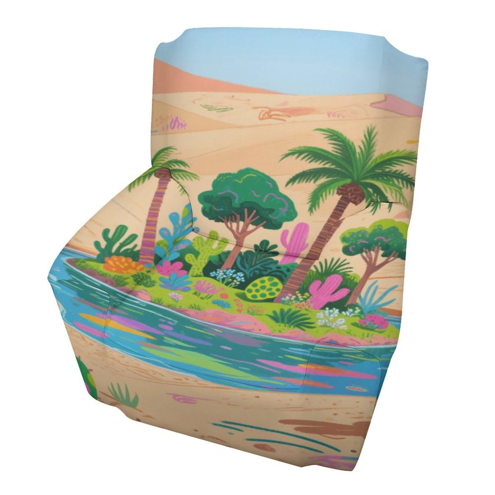 Fekiloot Style Graffiti Oasis Couch Cover Sofa Cover Sofa Slipcover