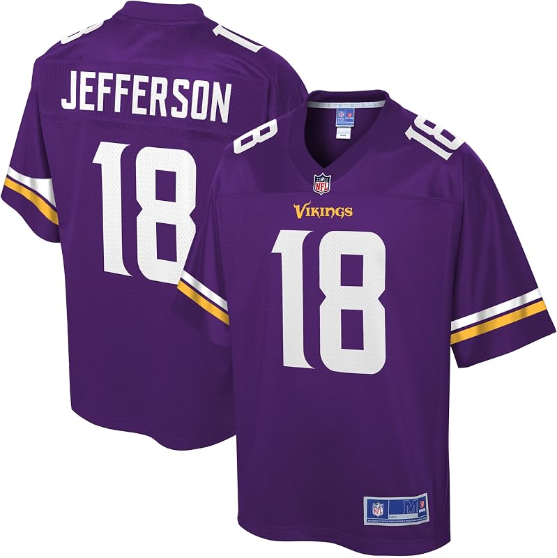 Men's Justin Jefferson Purple Minnesota Vikings Replica Jersey