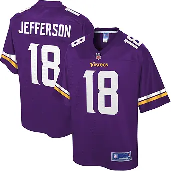 Men's Justin Jefferson Purple Minnesota Vikings Replica Jersey