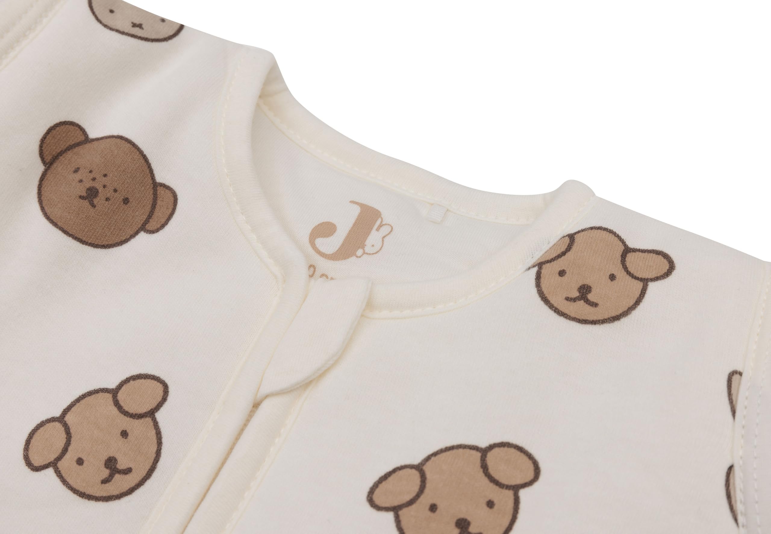 Jollein Śpiwór niemowlęcy – 60 cm – Miffy & Friends – bawełna – 2,5 do 3,5 TOG – zdejmowane rękawy – certyfikat Öko-Tex – śpiwór zimowy – również na wiosnę i jesień – śpiwór dla niemowląt