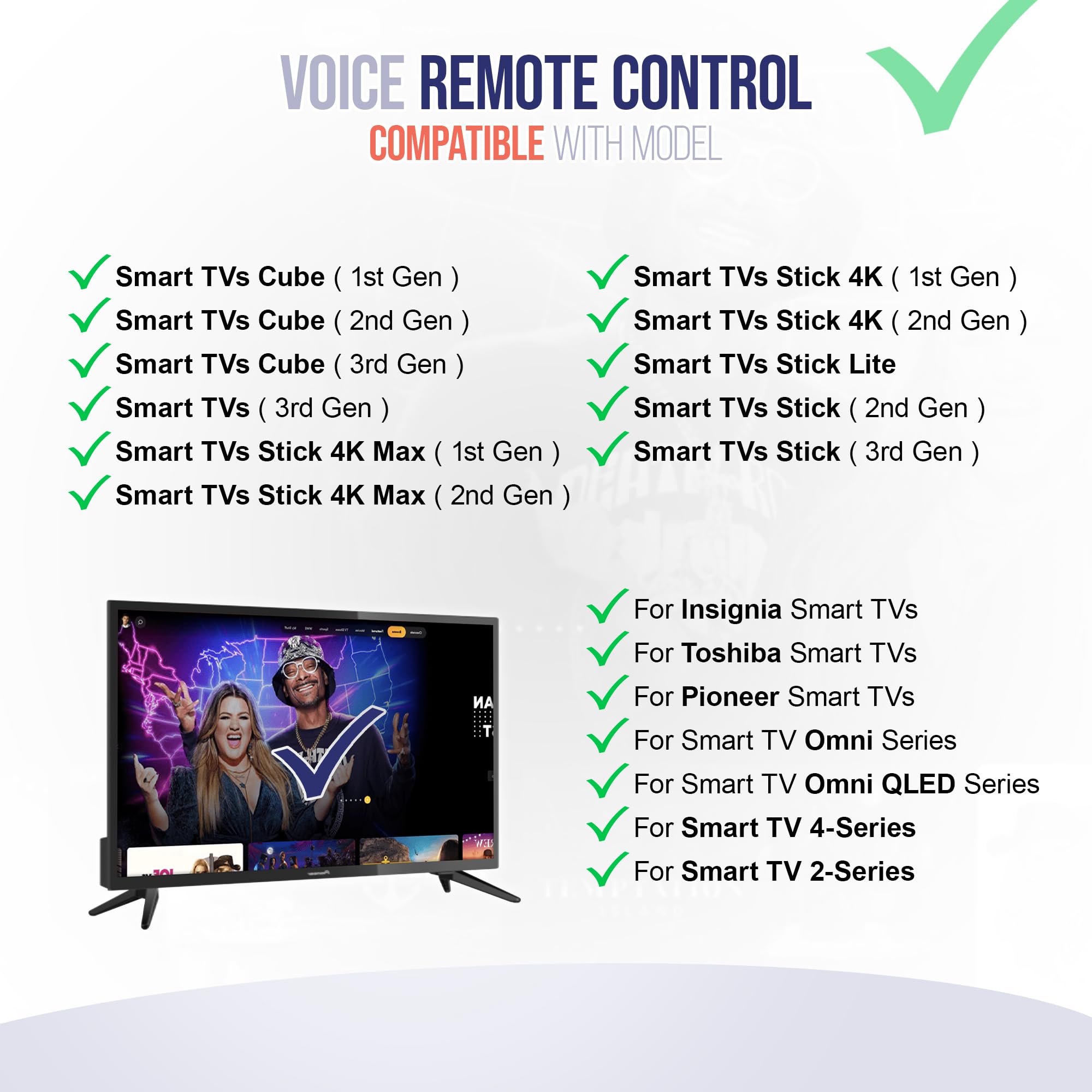 Replacement Remote for All Fire Series, Remote for FireStick 4K (1st/2nd Gen/Max/Plus/Select), TV Stick (2nd/3rd Gen/Lite/HD),TV Cube, Fire-Insignia/TCL/Omni Series Smart TVs — view 2