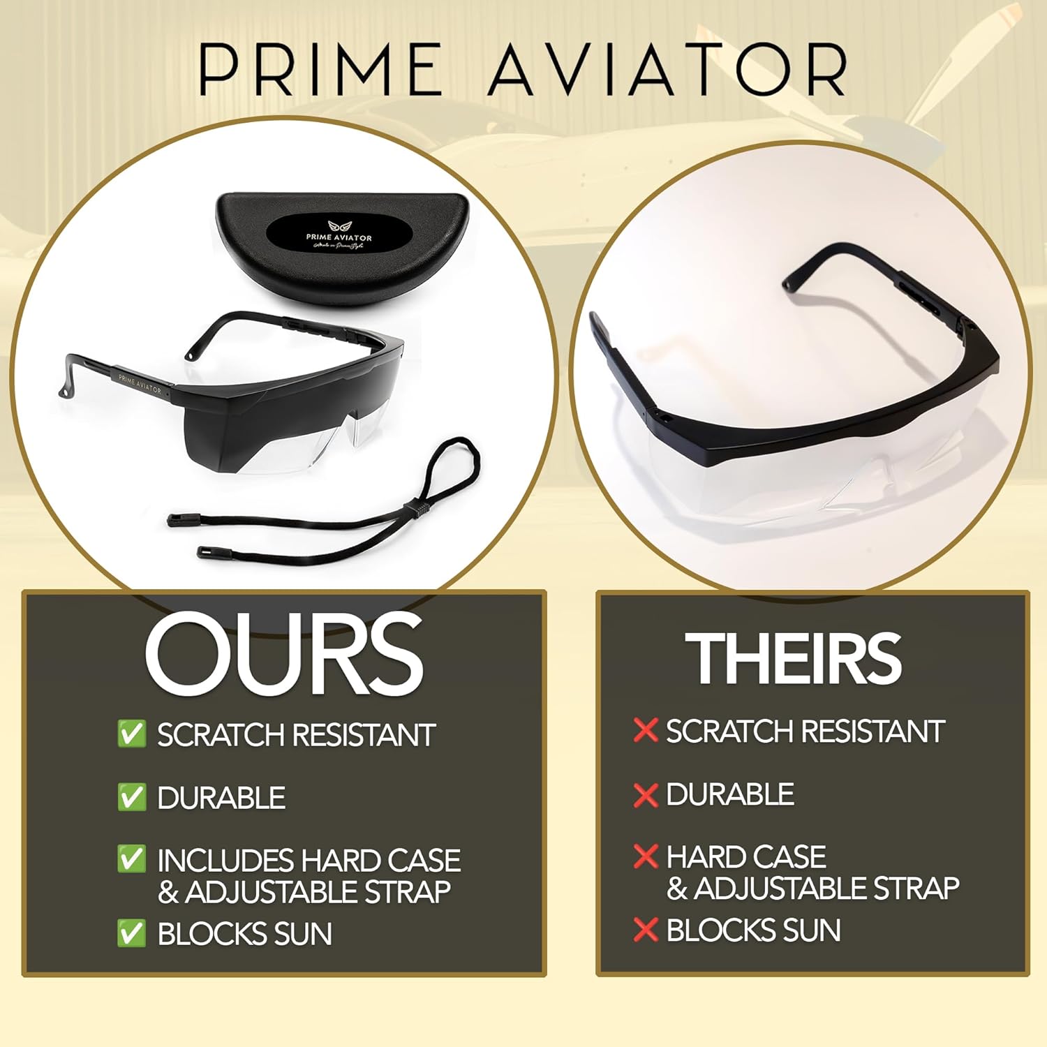 IFR Foggles + E6B Flight Computer & Plotter – Complete Pilot Training Bundle for Student & Private Pilots | Flight Bag Essential with Case & User Guide