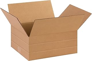 14x10x6-inch Multi-Depth Corrugated Boxes