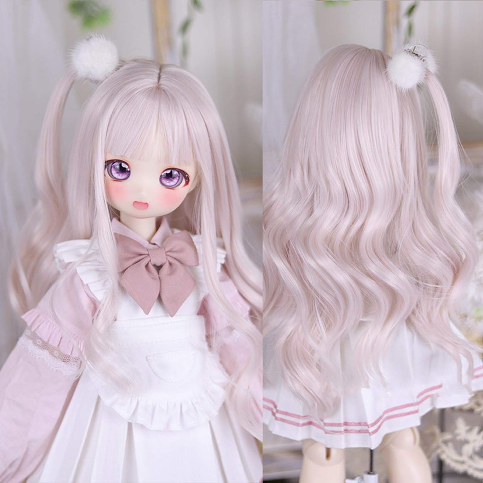 Amazon.co.jp: MAIBED 1/3サイズ BJD ドール用ウィッグ編み込み付き