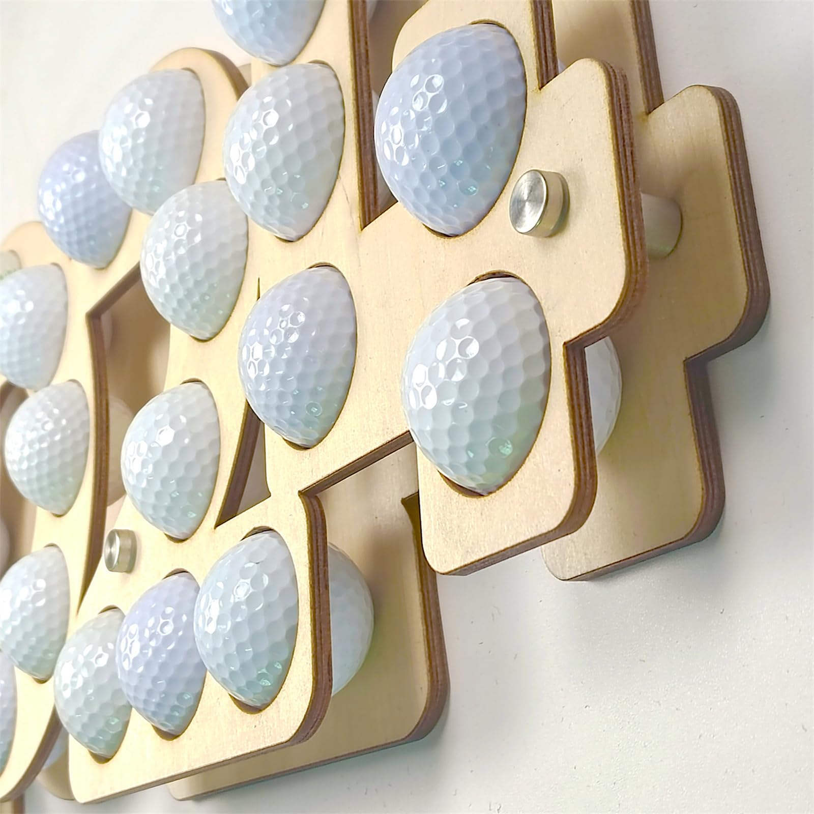 Exhibidor de Pelotas de Golf - Soporte Personalizado para Pelotas de Golf - Vitrina de Pelotas de Golf para Hombres - Regalos de Golf para papá - Regalos del Día del Padre