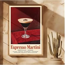 512 STORE Modern Estetik Kokteyl  er evesiz Ku e Ka t Poster Martini Negroni Kness Fashioned Dekor Poster 50 X 70 Beyaz, 83252g24g