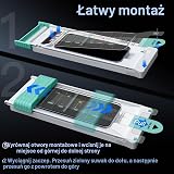 JETech Ochraniacz Ekranu Antyrefleksyjny 9H+ dla iPhone 18 Pro Max | 2 Sztuki, AR Powłoka, Auto-Wyrównanie Instalacji, O
