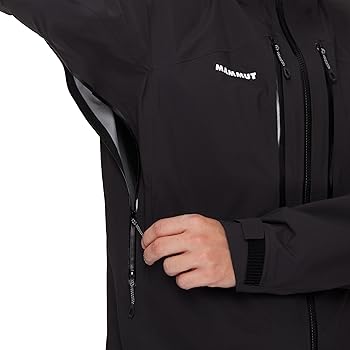 Mammut Men's Taiss HS Hooded Jacket Black M at Amazon Men's