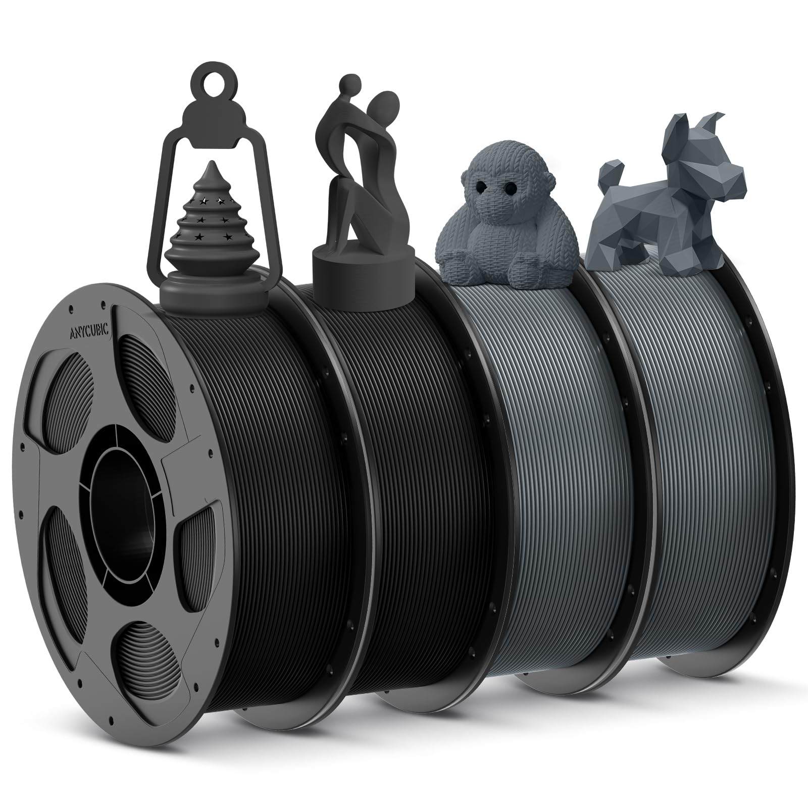 ANYCUBIC PLA Filament - Texture Grey 1KG -32 ANYCUBIC PLA Filament - Texture Grey 1KG -32