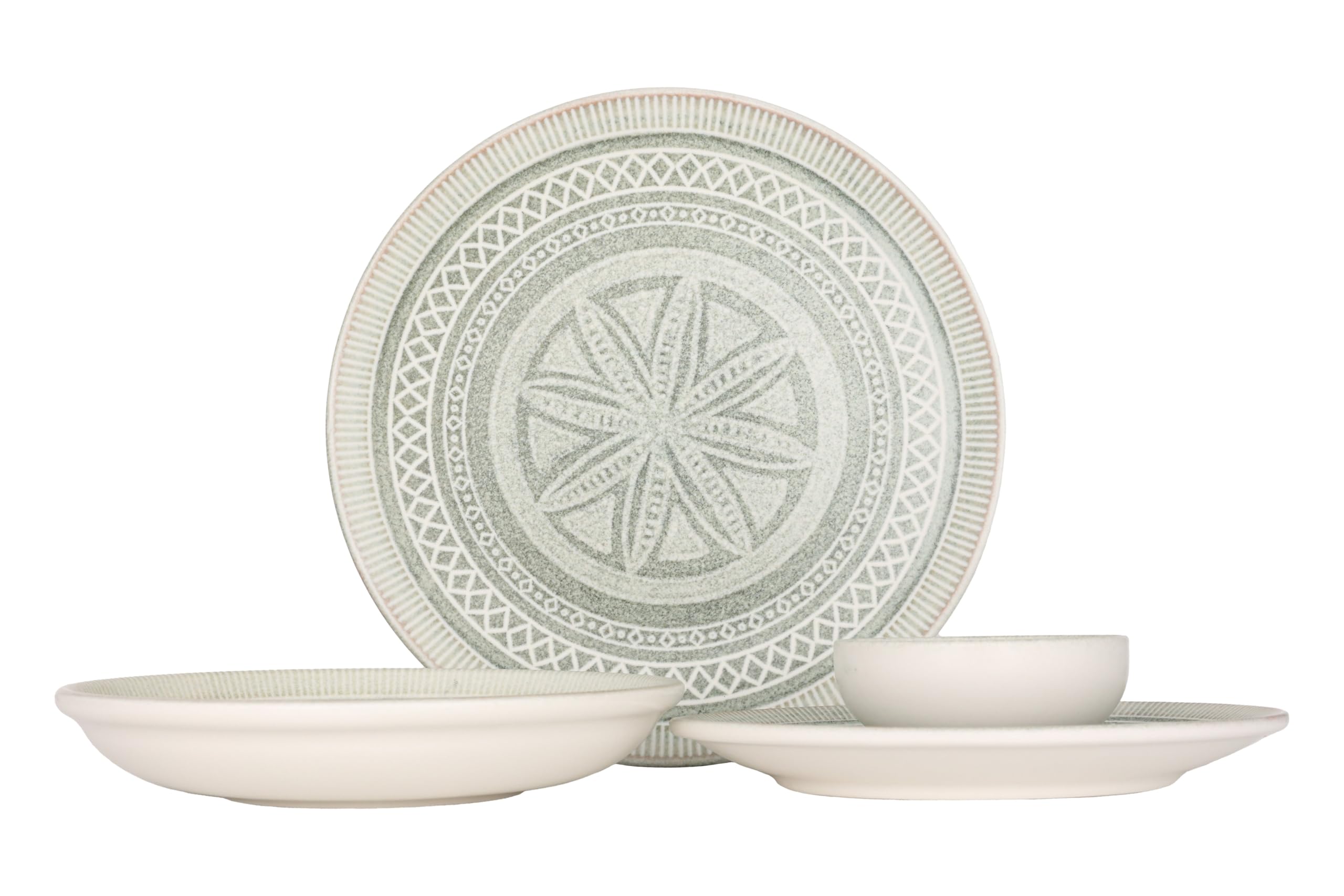 Kütahya Porselen Juegos de vajilla (Medium) - Miras - 24 piezas - 6 Personas - Porcelana