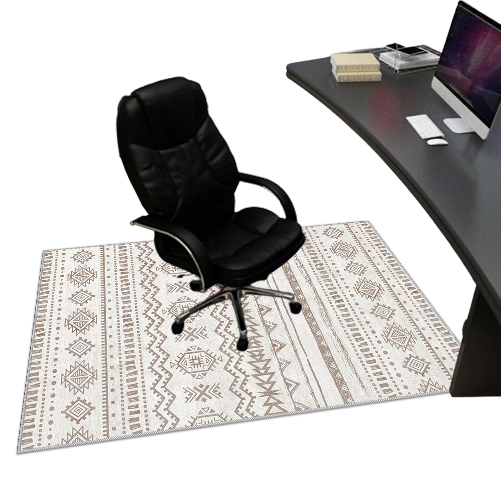 90 x 140 cm Alfombra para Silla de Oficina para Suelos Duros Parquet Laminado y Azulejos Alfombra Gaming Suelo, Alfombrilla Protector Suelo Silla Ruedas, Alfombras de Escritorio