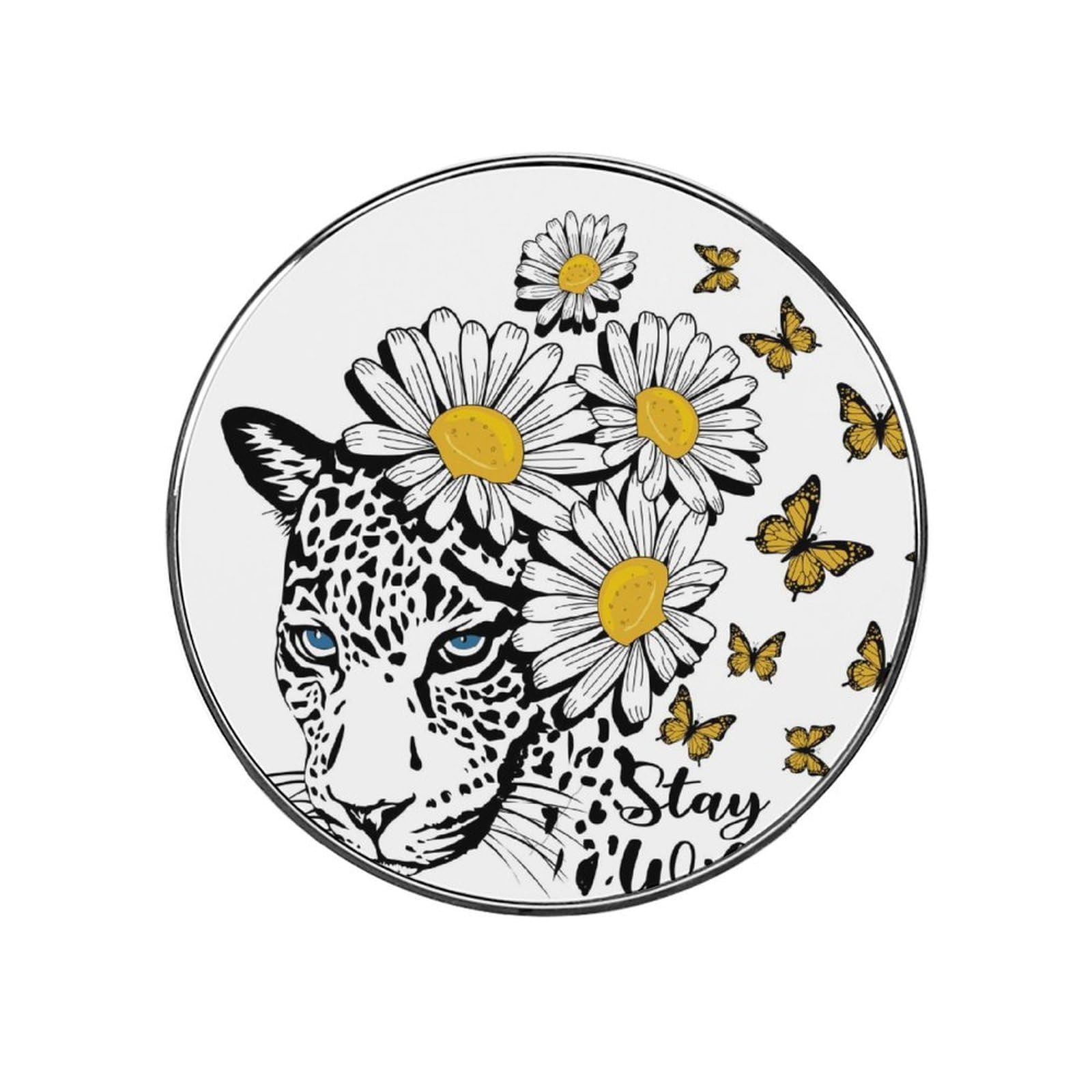 Cheetahs Butterflies Refrigerator Magnet Decorative Fridge Sticker For Kitchen Office Home Décor