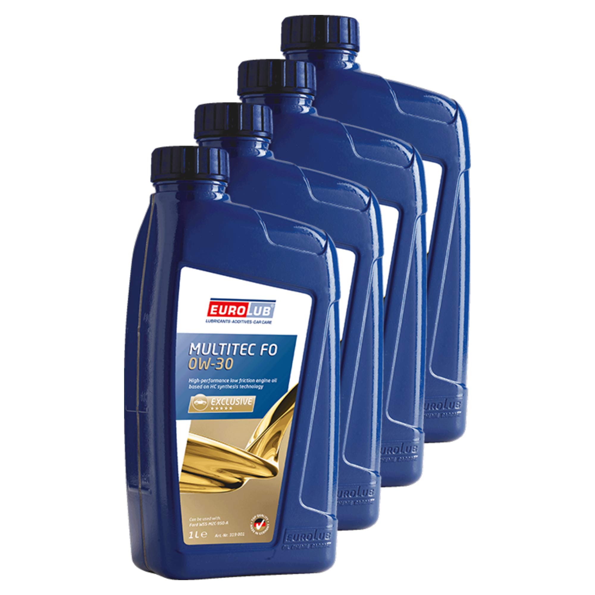 EUROLUB 4X Motoröl 0W-30 Multitec Fo Leichtlauf Benzin Diesel Ottomotor Benzinmotor Dieselmotor Motor Motoren Öl Engine Oil 1L