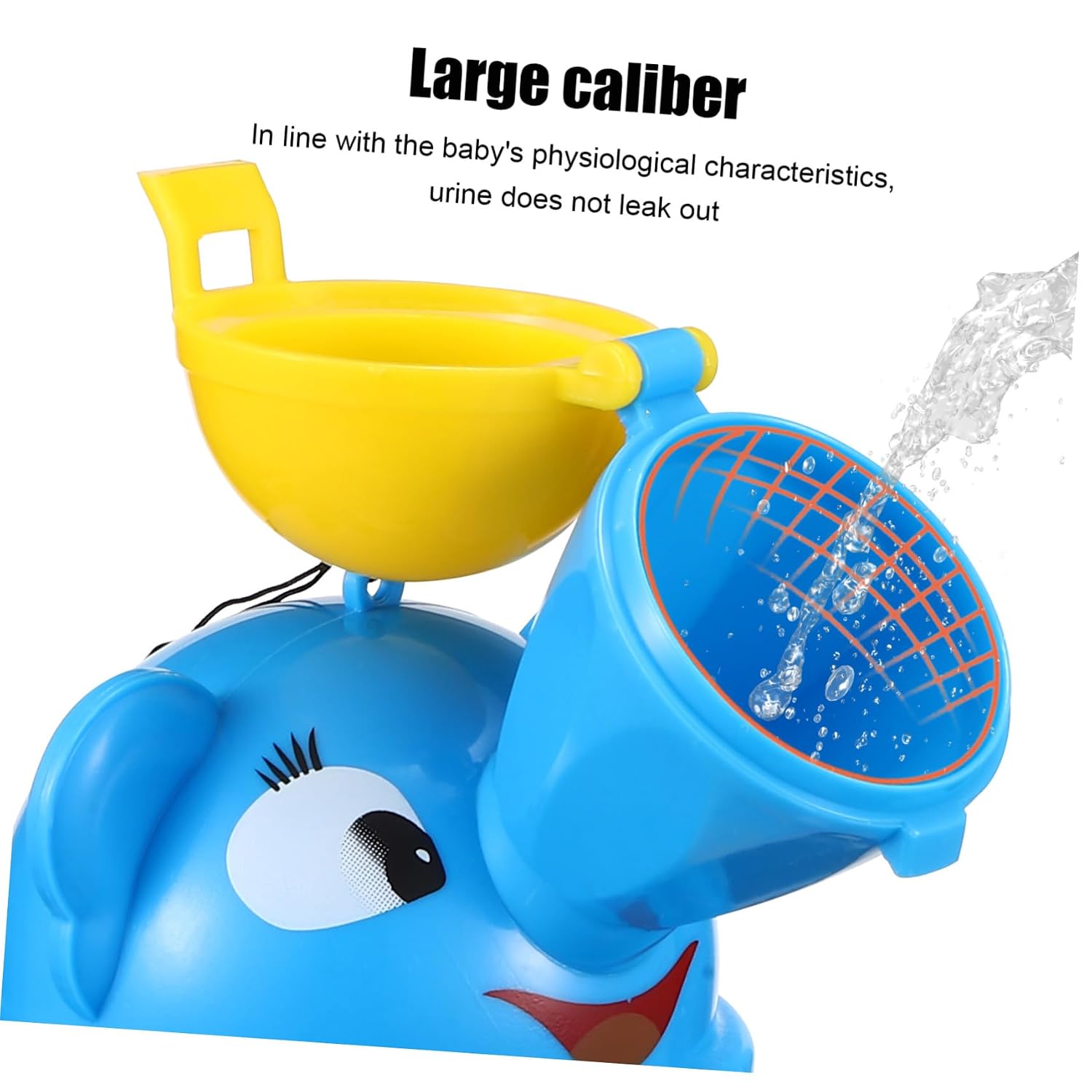 Portable Urinal for Pee Training Compact Abs Travel Potty with Leakproof Seal Standing Urinal for Outdoor Camping Car Beach Use Space-Saving Yellow Potty Bucket with Random Color