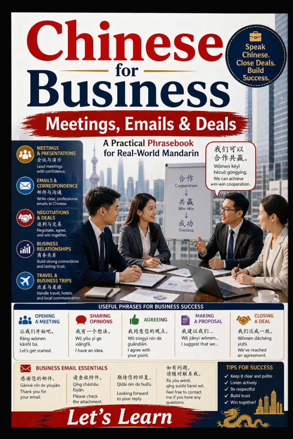 Chinese for Business: Meetings, Emails & Deals — A Practical Phrasebook for Real-World Mandarin (Chinese for Real Life Situations)