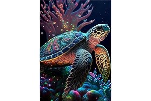 Aestalrcus Sea Turtle Diamond Painting Kit: Immerse Yourself in Creative Relaxation