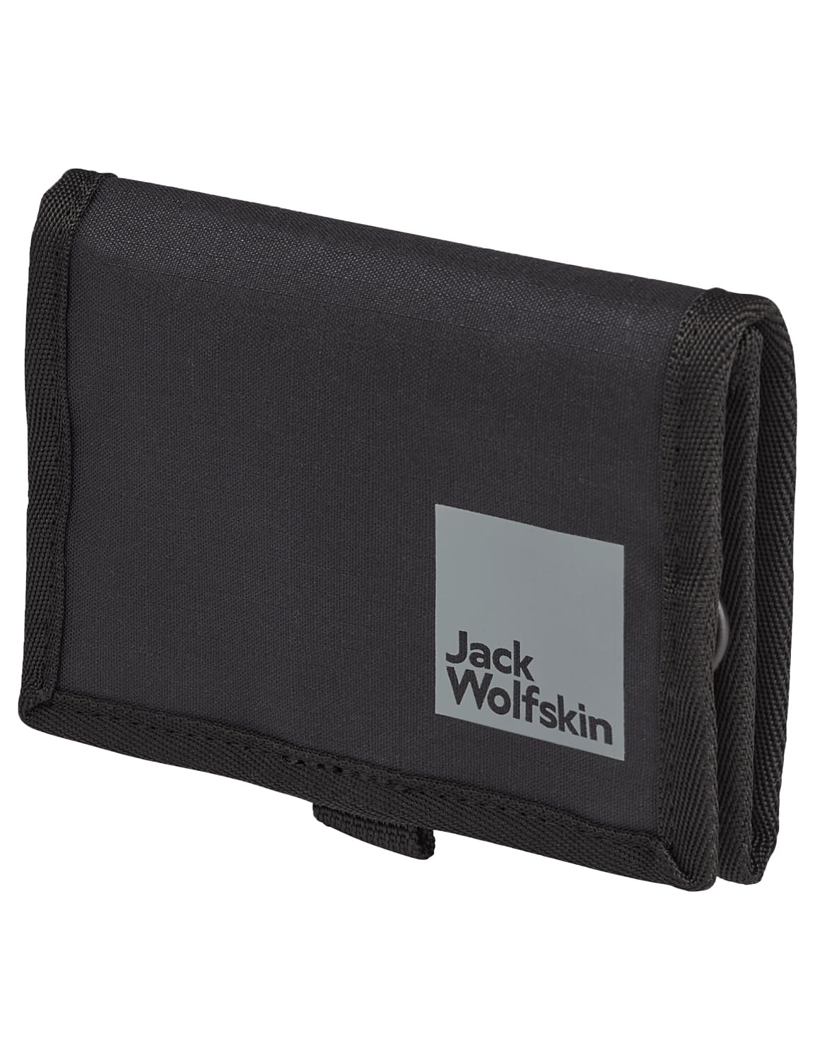 Jack Wolfskin Unisex Gutleut Wallet Travel Accessory Wallet, Black, Black, One Size