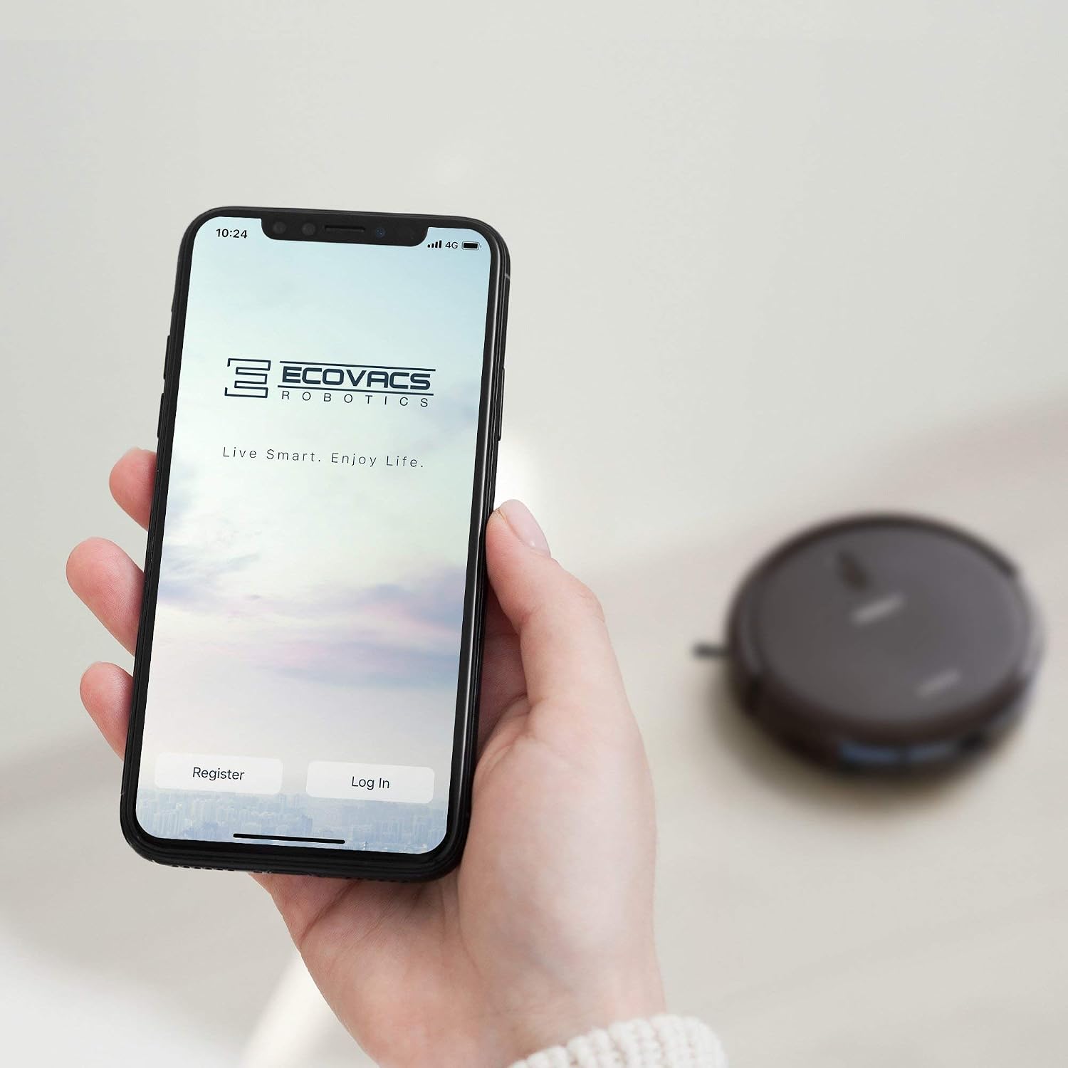 ECOVACS DEEBOT N79S Robot Vacuum Cleaner with Max Power Suction, Alexa Connectivity, App Controls, Self-Charging for Hard Surface Floors & Thin Carpets (Renewed)