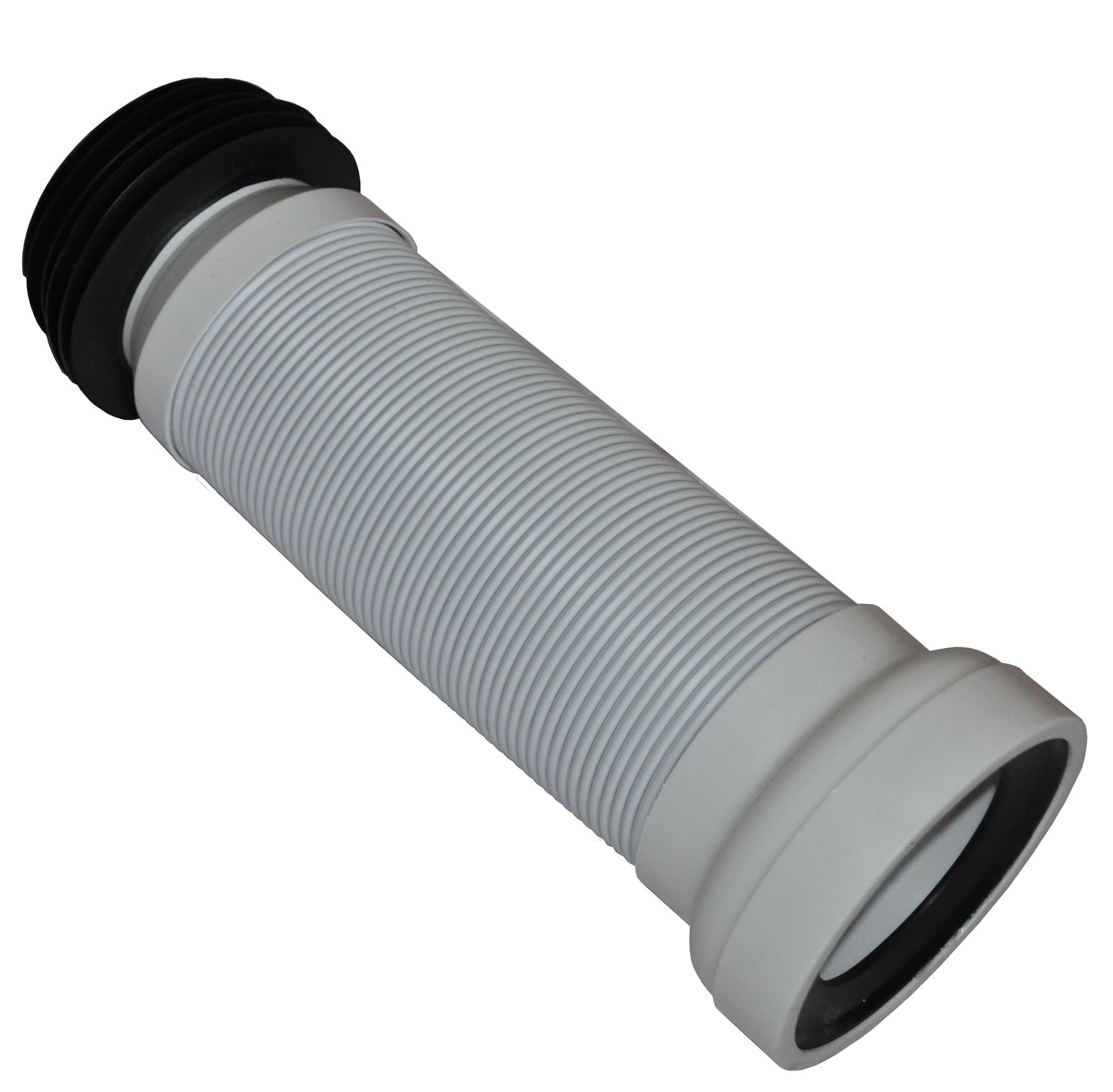 Msl White Long Flexible Toilet Pan Connector