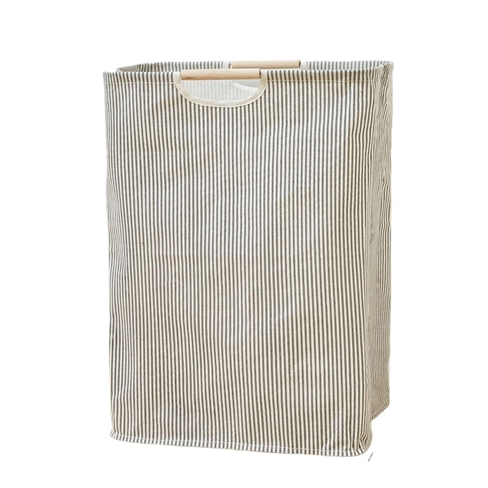 Large Laundry Basket Foldable Waterproof Dirty Clothes Organizer For Bedroom(Color2)