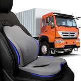 MINUPWELL トラックシートクッション 100%低反発素材 トラックドライバー用 バックサポート付き