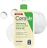 Limpiador facial espumoso con aceite hidratante CeraVe con ácido hialurónico, 19oz | Limpiador facial y corporal con escualano con eficacia de doble limpieza que elimina el maquillaje sin dejar residuos, para piel seca a muy seca 1