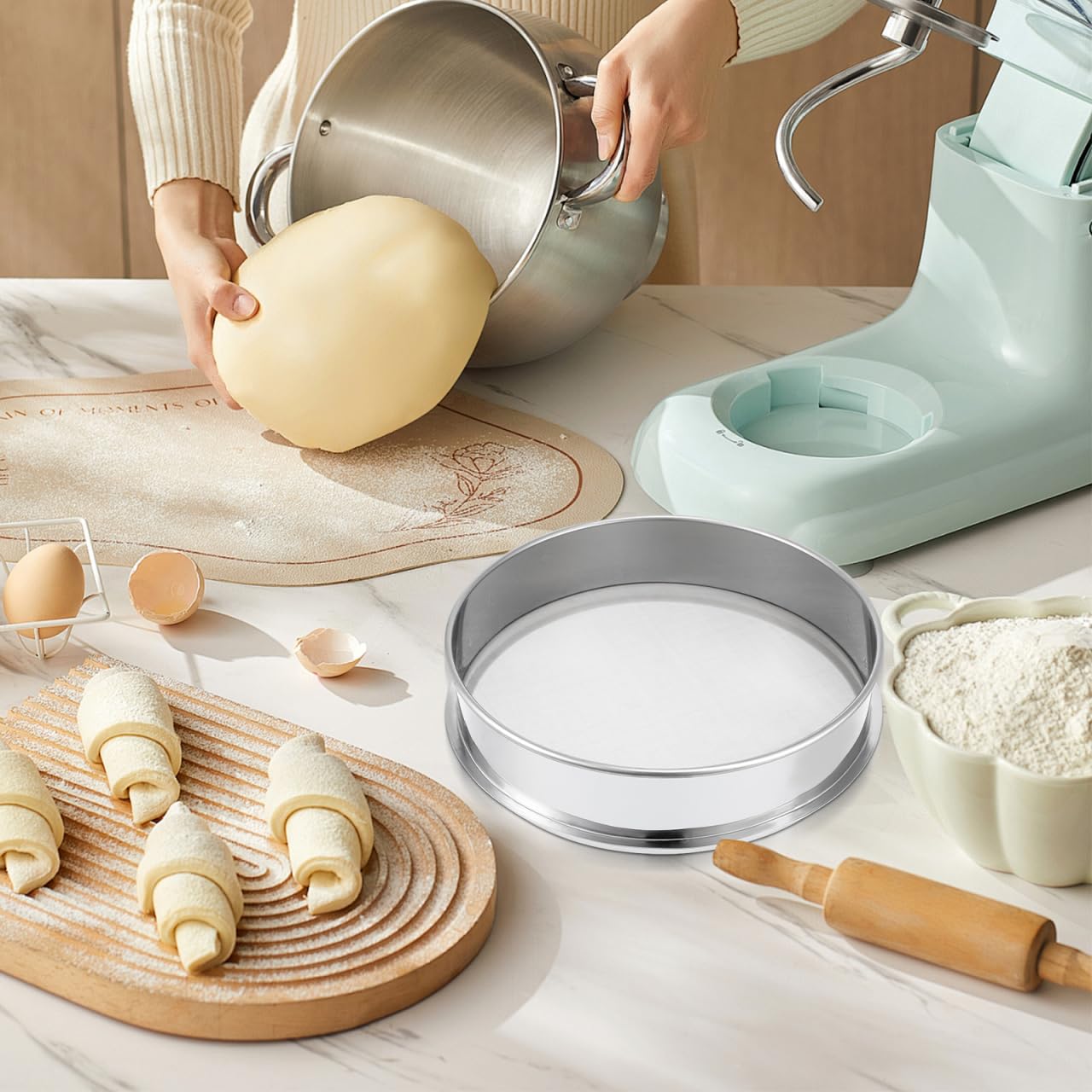 Extracteur De Pollen D'herbes En Acier Inoxydable, Tamis à Farine