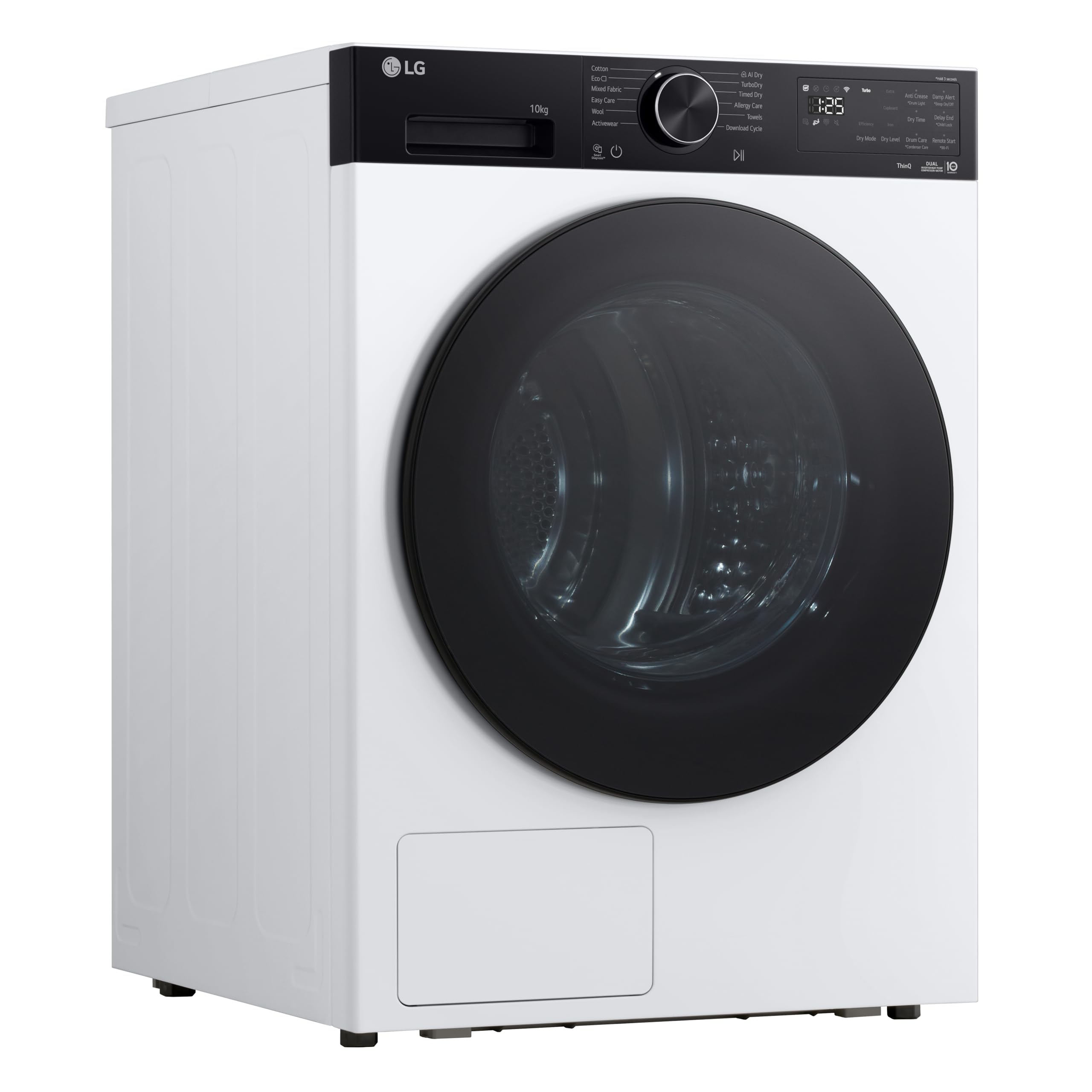 LG RNX5010TKB AI Dry Asciugatrice 10 kg Intelligente a Pompa di Calore