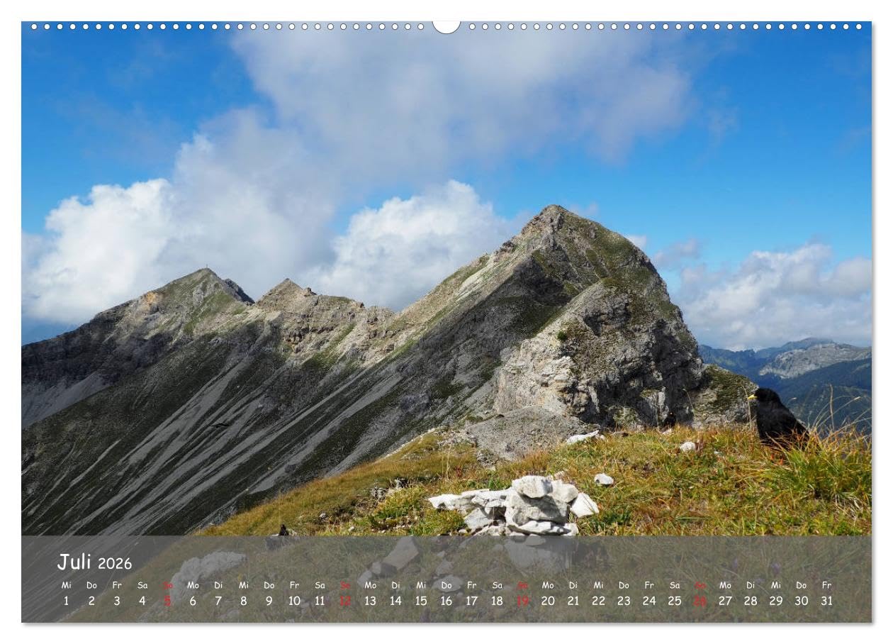 Ammergauer Alpen (hochwertiger Premium Wandkalender 2026 DIN A2 quer), Kunstdruck in Hochglanz: Einblick in den Naturpark Ammergauer Alpen Wandkalender (CALVENDO Orte)