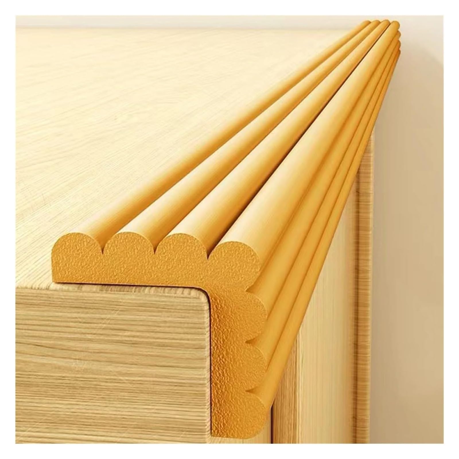 Protection d'Angles et Rebords pour Bébés Bandes De Sécurité En Mousse De 8 Cm De Large, Protection Des Coins Et Des Bords De 8 Mm D'épaisseur, Protections De Table Auto-adhésives, Coins De Coussin, P