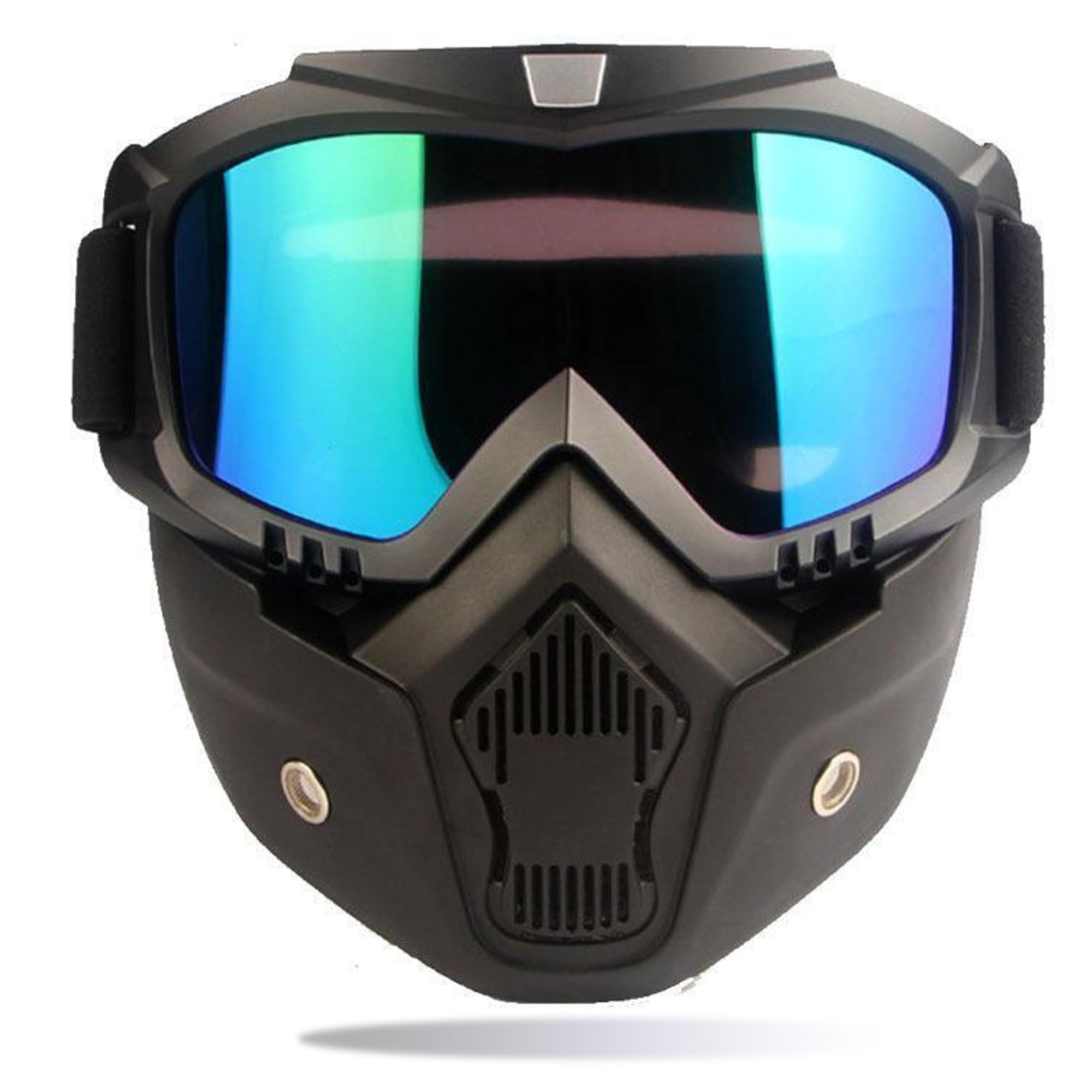 OTO2EYE TPU Goggle Mask Anti Scratch UV Protective Open Face & Eyewear Windproof Dirt Shield Adjustable Strap Soft Foam Padded Detachable for Cycling Bike Off Road Racing Riding (B0D31BGTQH) Amazon Price History, Amazon Price Tracker