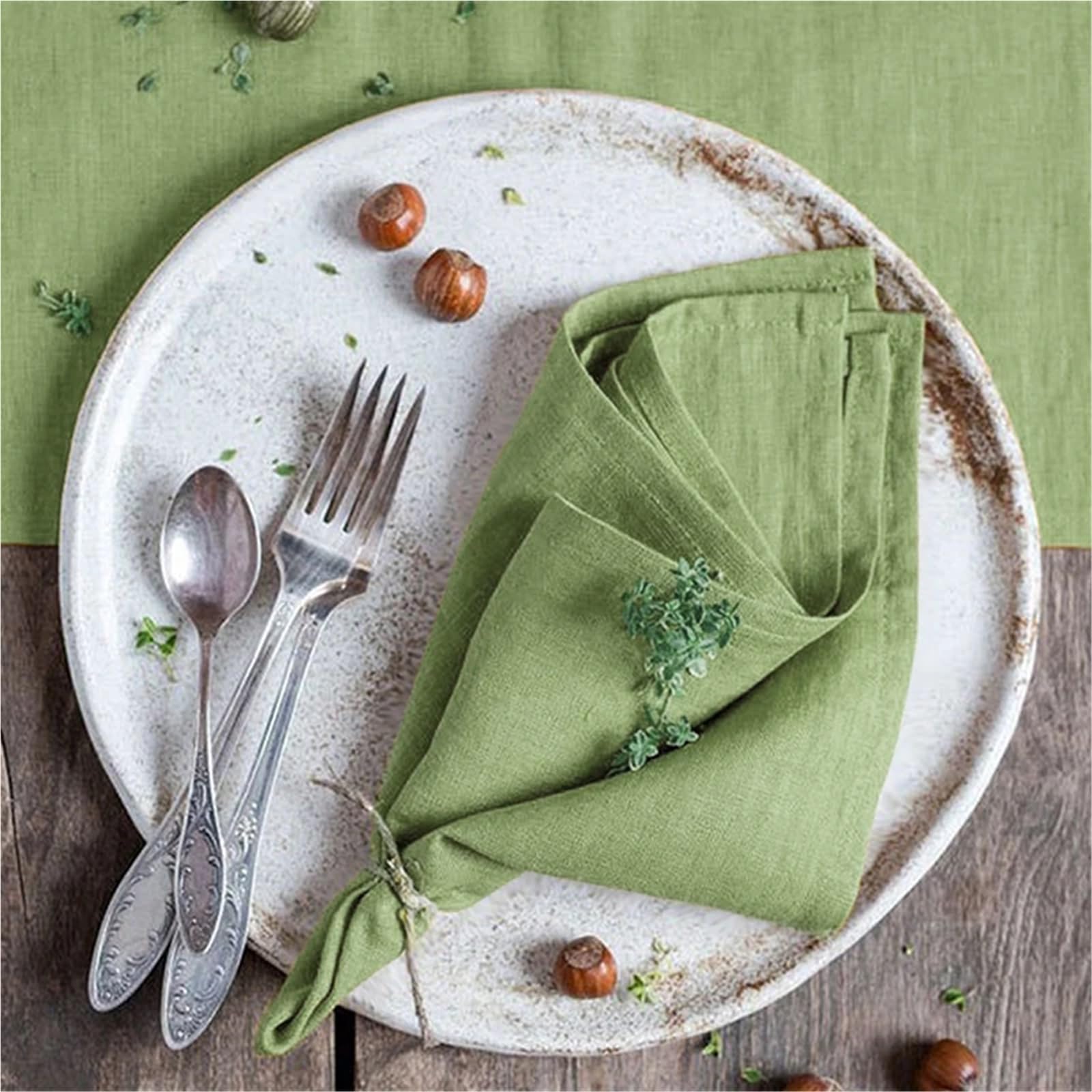 Servilletas de poliéster Grueso Reutilizables for Cocina, Comedor, decoración Bodas, 40 x cm