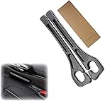 2PCS Car Seat Gap Filler Organizer – No Drop Seat Guard for Cars & SUVs | Universal Fit, Durable & Easy Install | Prevents Phone, Keys, Wallet from Falling Between Seats (Black)