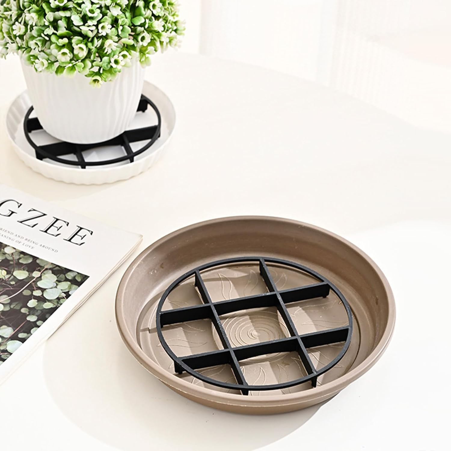 Fofetbfo 20 Pcs Flower Plant Pot Feet, Plant Risers for Pots Indoor, Flower Pot Feet Rack, Gardening Pot Feet for Indoor and Outdoor Planters (#2)