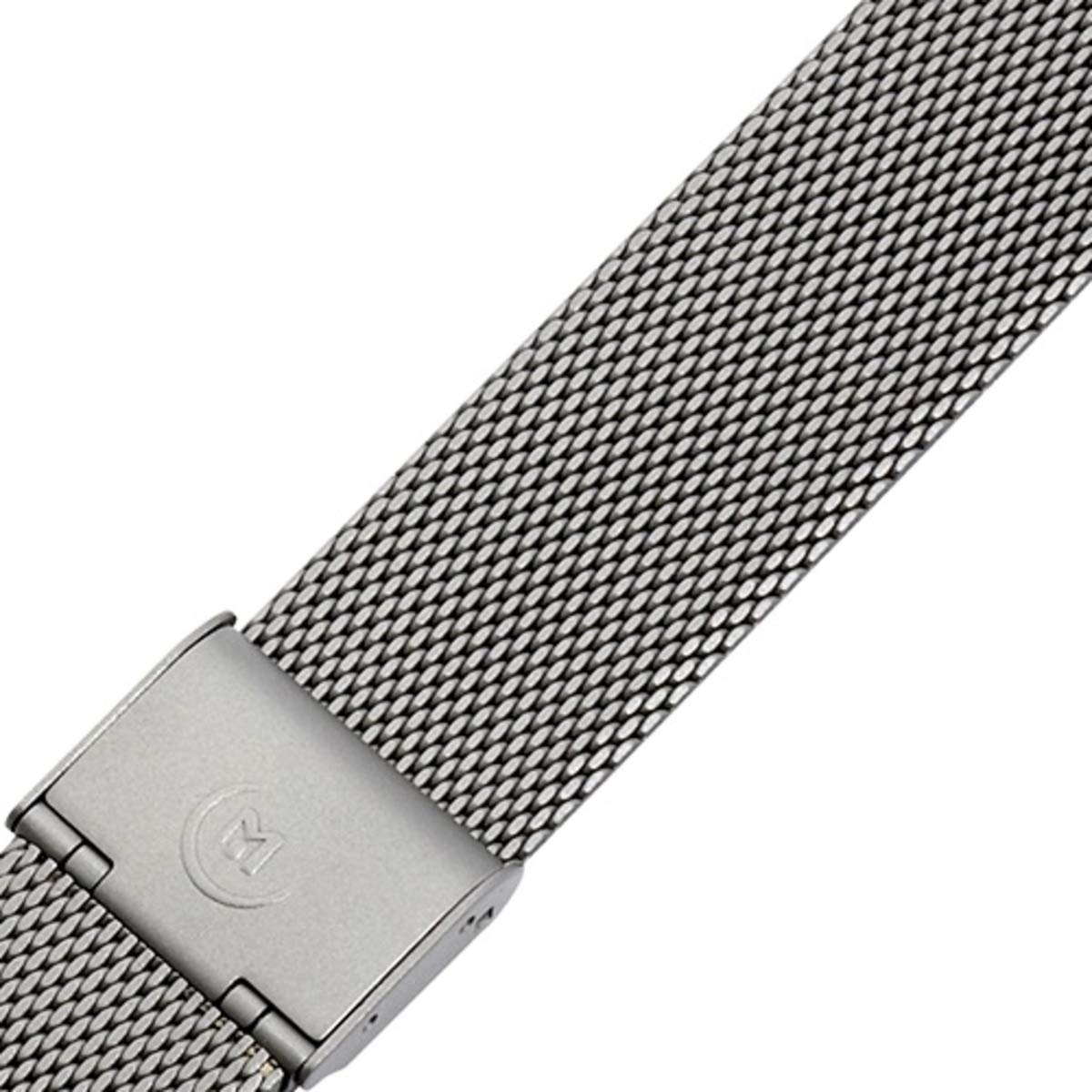 MARBURGER Uhrenarmband 18mm Edelstahl Milanaise - Werkzeug Montage Set