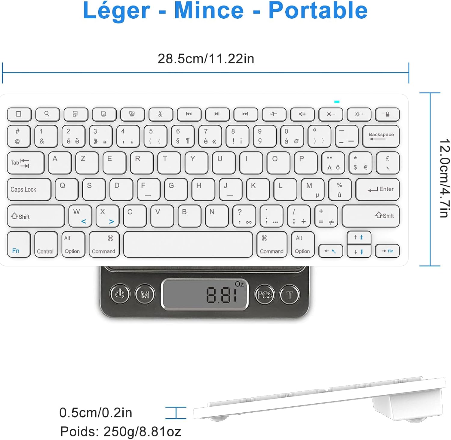 Billentyűzet részletes nézet