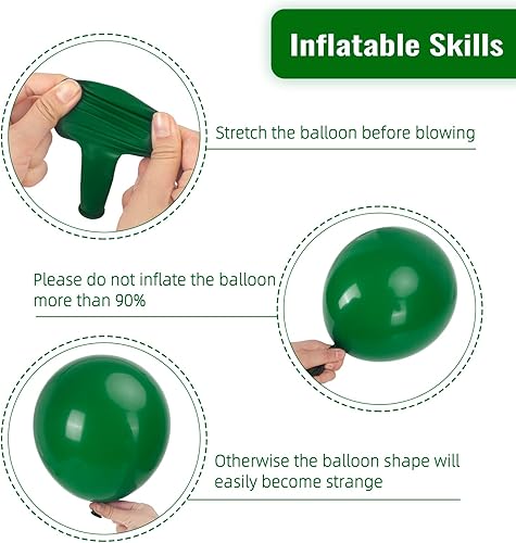 Miniatura 3 de RUBFAC 87 globos dorados de látex de diferentes tamaños, 18, 12, 10, 5 pulgadas, kit de globos dorados metálicos para fiesta de cumpleaños,