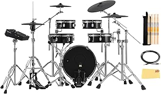 Roland VAD316 V-Drums Acoustic Design Electronic Drum Kit Bundle with Audio Cable, Drumsticks, Drumstick Bag, and Austin Bazaar Polishing Cloth