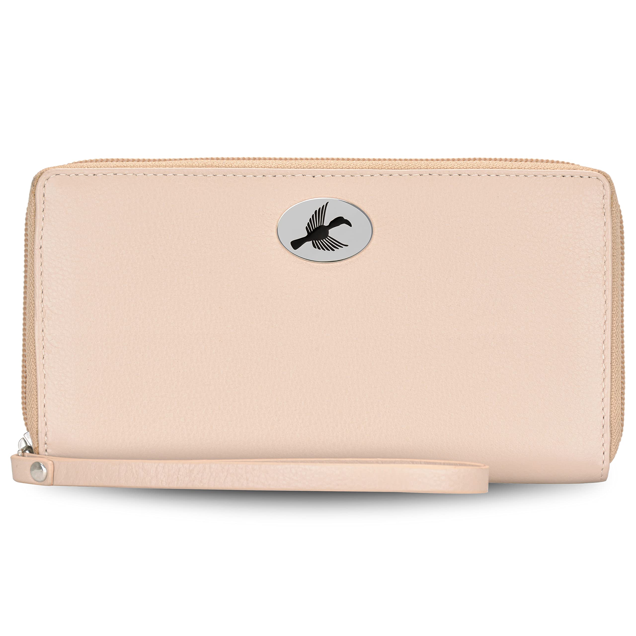 HORNBULL Julia Rose Pink RFID Blocking Leather Wallet for Women