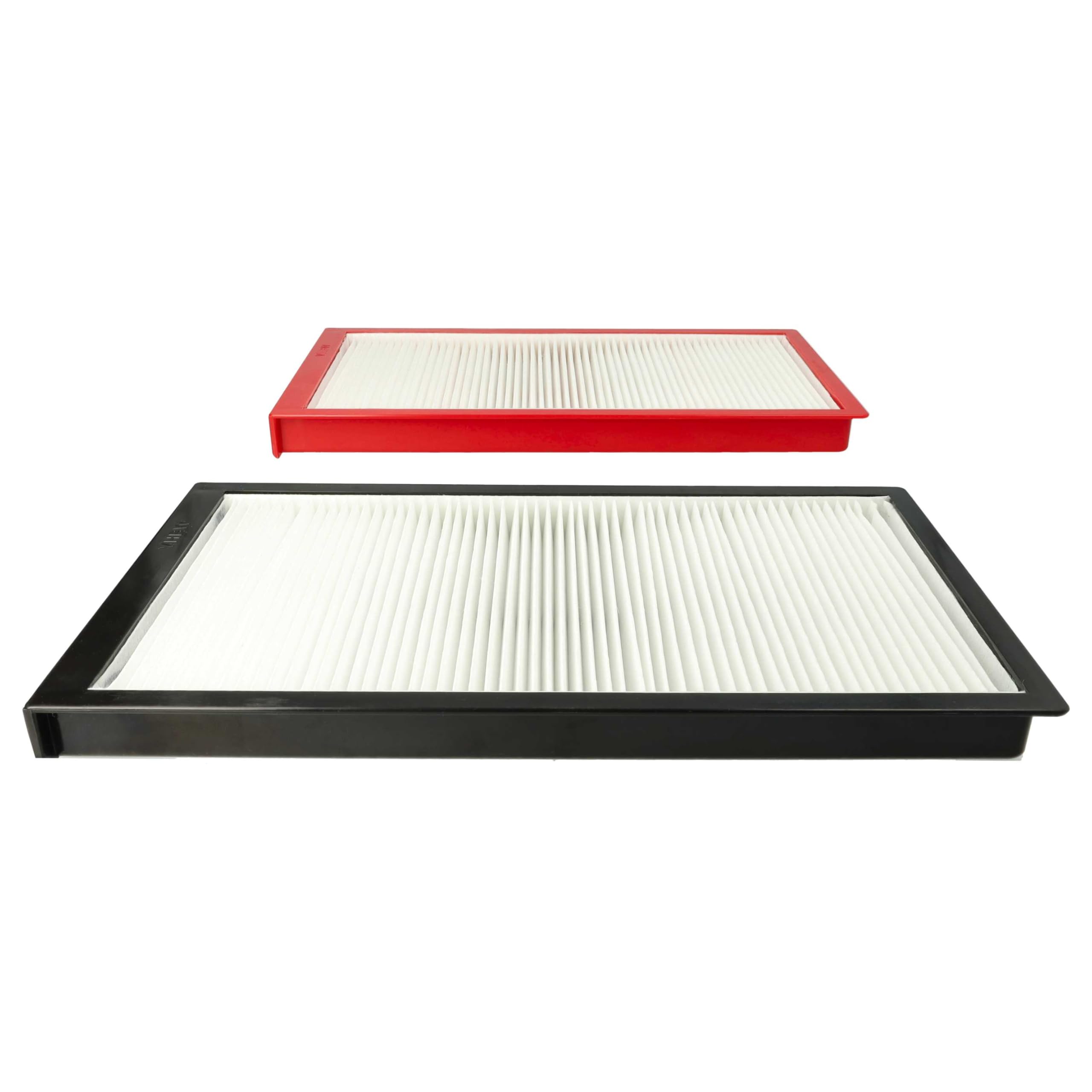 vhbw Set di 4X filtri Compatibile con Zehnder ComfoAir 225, 200 Sistema di Ventilazione - Filtri G4 / F7, 29 x 15 x 5 cm, Bianco/Rosso/Nero