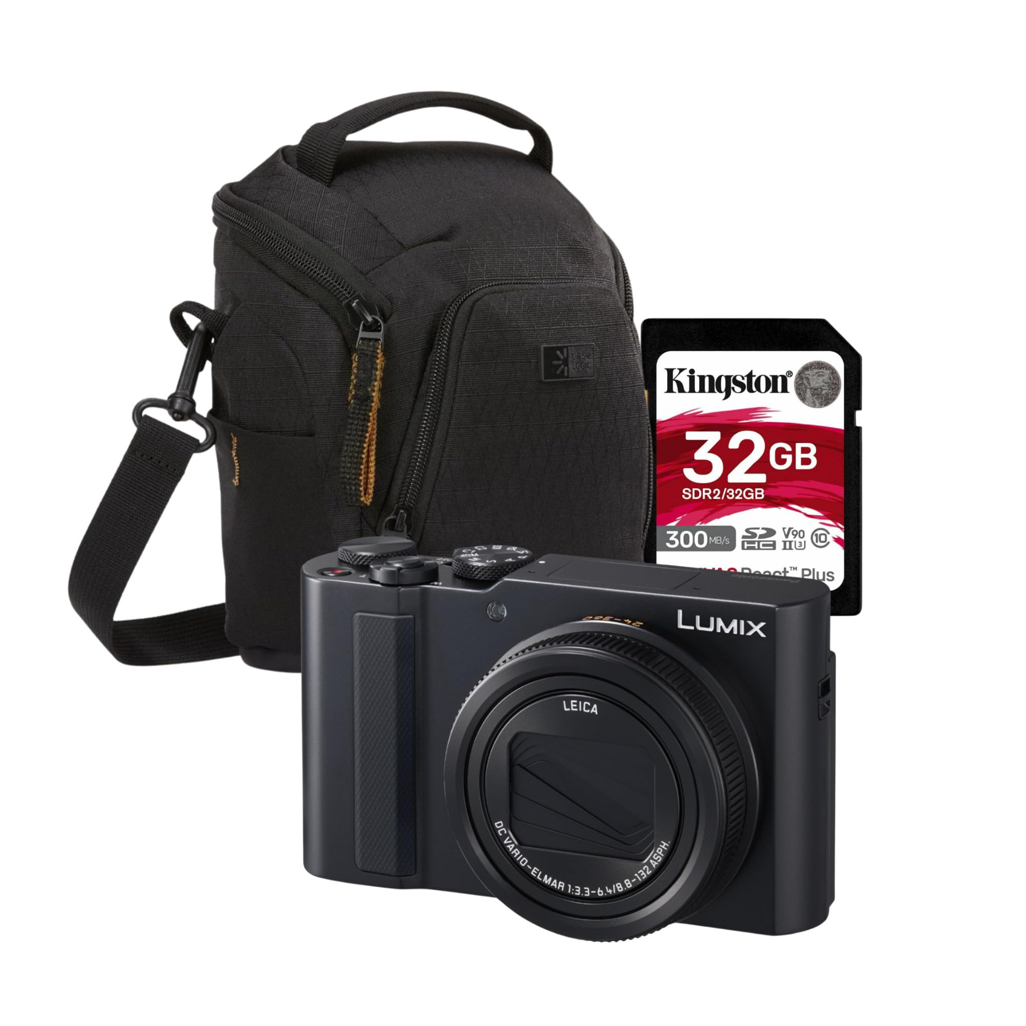 LUMIX ZS300 Compact Point and Shoot 4K Digital Camera (Black) Bundle with Memory Card and Camera Bag (3 Items)-image-38