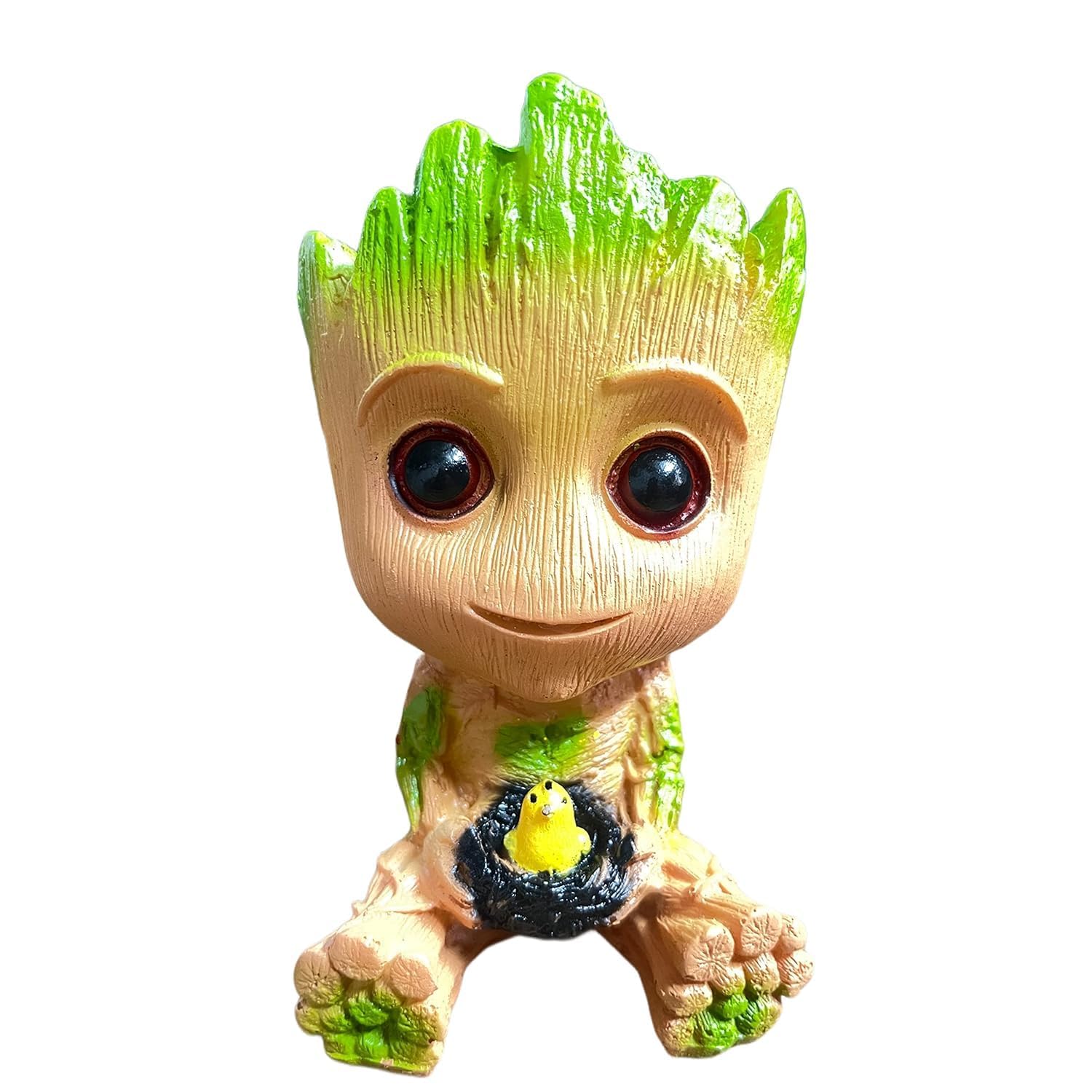 GAURVI ENTERPRISES Baby Groot Wooden Look Tree for Aquarium & Fish Tank Decor Flowerpot Cum Pen Container (B0D7MNRTVY) Amazon Price History, Amazon Price Tracker