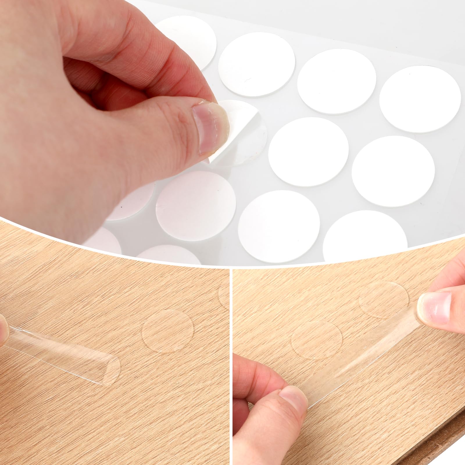 Tyqour 320 Stück Klebepunkte - Doppelseitige Aufkleber Für Poster, Fotos & DIY-Projekte