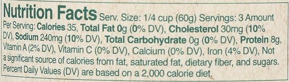 Bar Harbor Chopped Surf Clams | Sweet and Tender | 6.5 oz (184 grams) can
