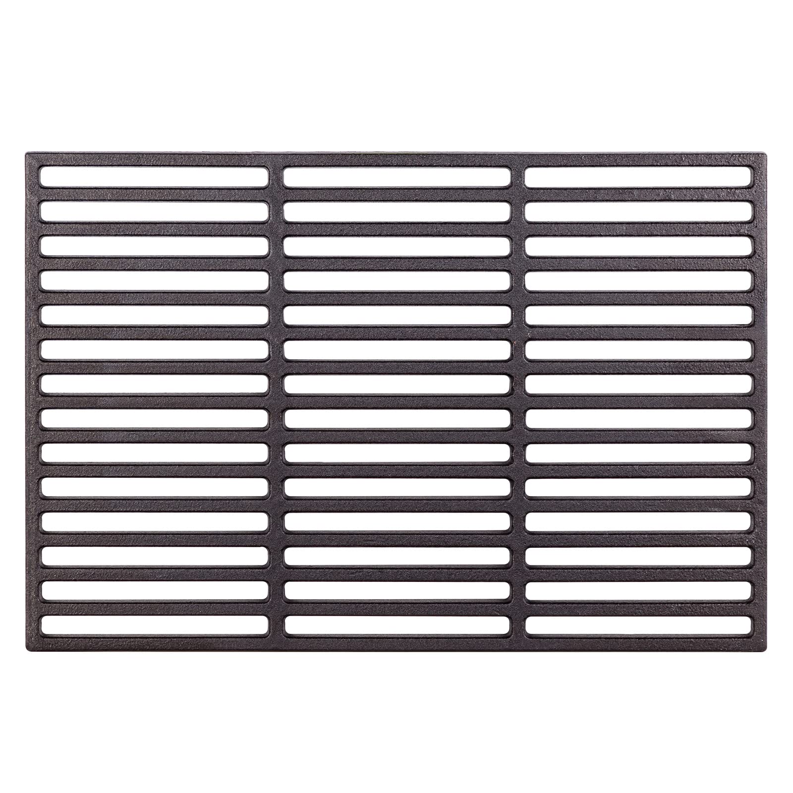 Parrilla de hierro fundido, rectangular, 45 x 30 cm, esmaltada, parrilla, parrilla, parrilla, parrilla, parrilla, parrilla, parrilla, accesorios para barbacoa, barbacoa