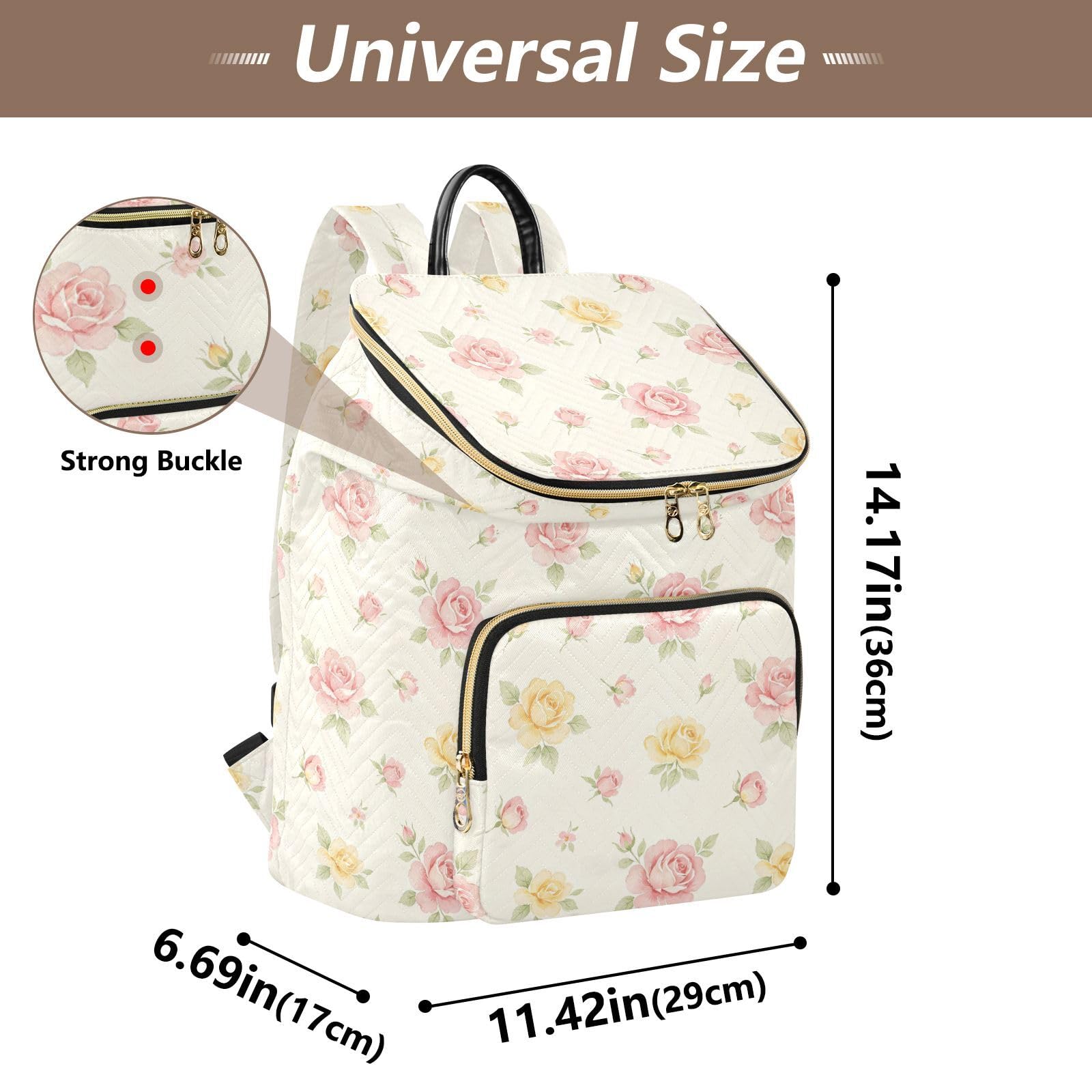 Zaino da donna 15L Premium elegante zaino portatile versatile
