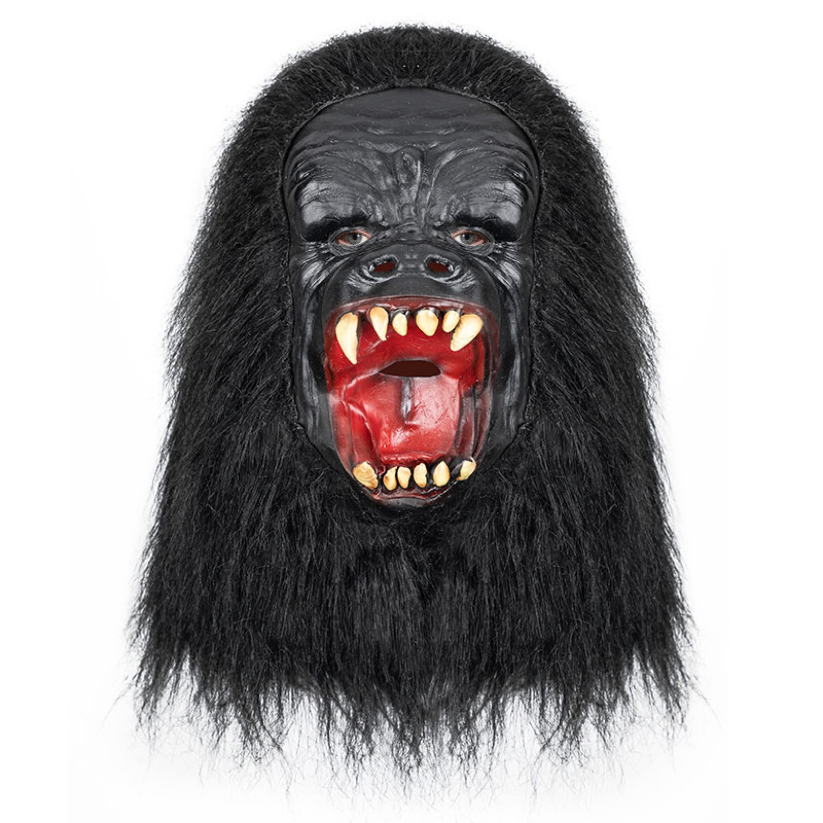 Maska cosplay realistyczny goryl lateksowa maska małpa zabawna maska Halloween impreza cosplay rekwizyt maskarada