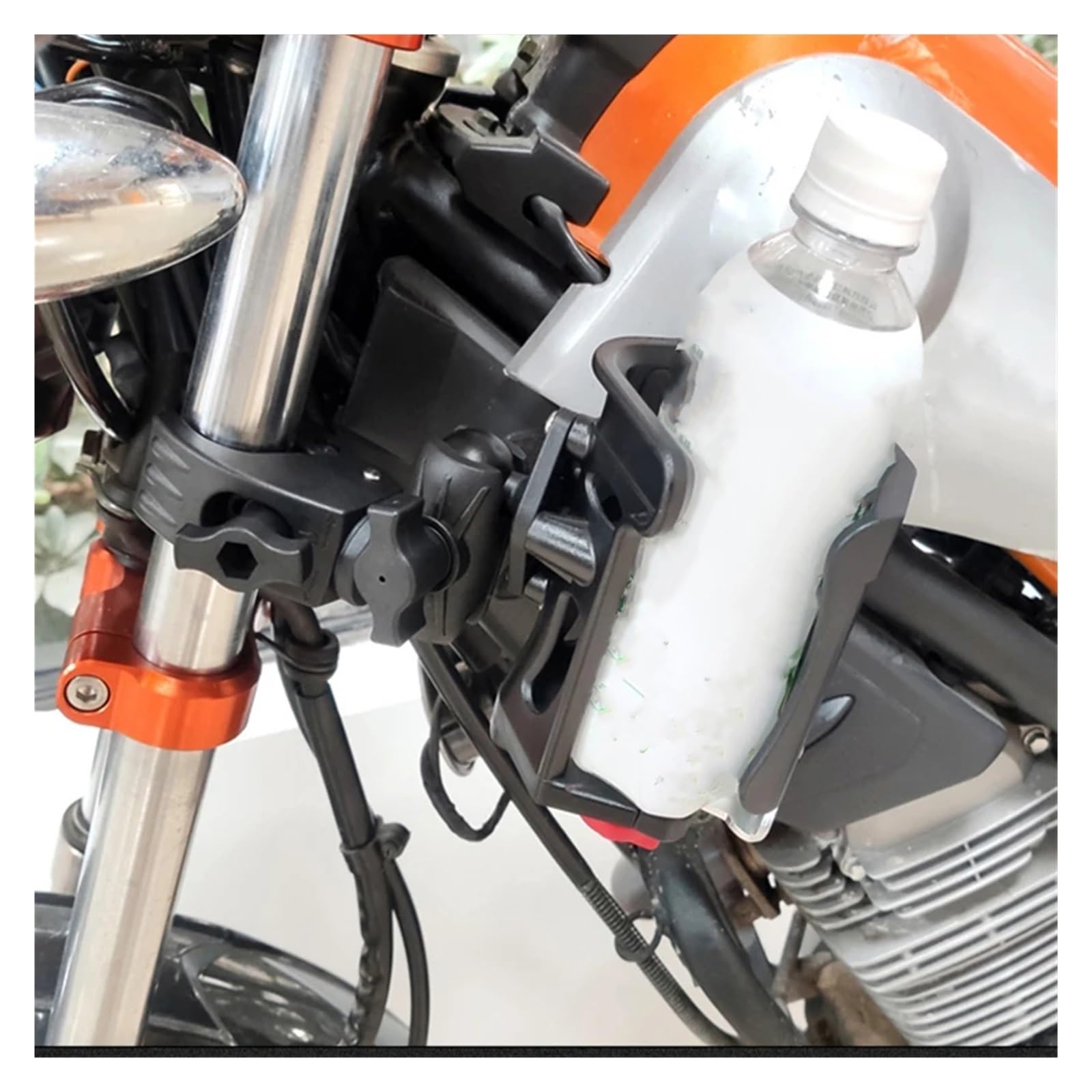 Porta Cellulare per Moto Morsetti per Binario Piccolo, 17–38 Mm, Adatti per Supporti su per Moto