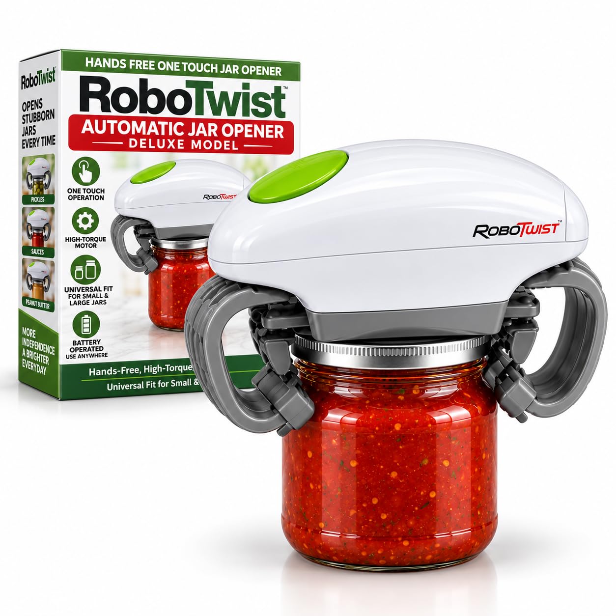 Robotwist Deluxe Automatic Jar Opener